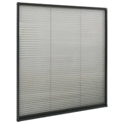 VIDAXL Moustiquaire Plissée à Fenêtre Aluminium Anthracite 130x100 Cm -Promos Jardesia Magasin 645d5a701ab909.59958586