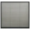VIDAXL Moustiquaire Plissée à Fenêtre Aluminium Anthracite 130x100 Cm