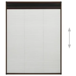 VIDAXL Moustiquaire Plissée Pour Fenêtre Aluminium Marron 100x160 Cm -Promos Jardesia Magasin 645d5a733df2a7.37037858