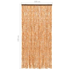 VIDAXL Moustiquaire Ocre Et Blanc 100x220 Cm Chenille 11 VIDAXL Moustiquaire Ocre Et Blanc 100x220 Cm Chenille -Promos Jardesia Magasin 645d5a7adf4a09.46151560