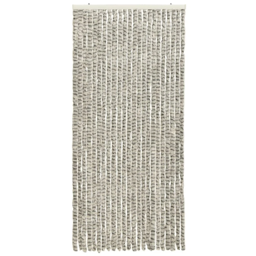 VIDAXL Moustiquaire Gris Clair Et Gris Foncé 90x220 Cm Chenille 2 VIDAXL Moustiquaire Gris Clair Et Gris Foncé 90x220 Cm Chenille – Image 2