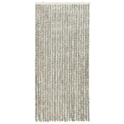 VIDAXL Moustiquaire Gris Clair Et Gris Foncé 90x220 Cm Chenille