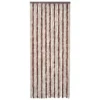 VIDAXL Moustiquaire Beige Et Marron Clair 90x200 Cm Chenille