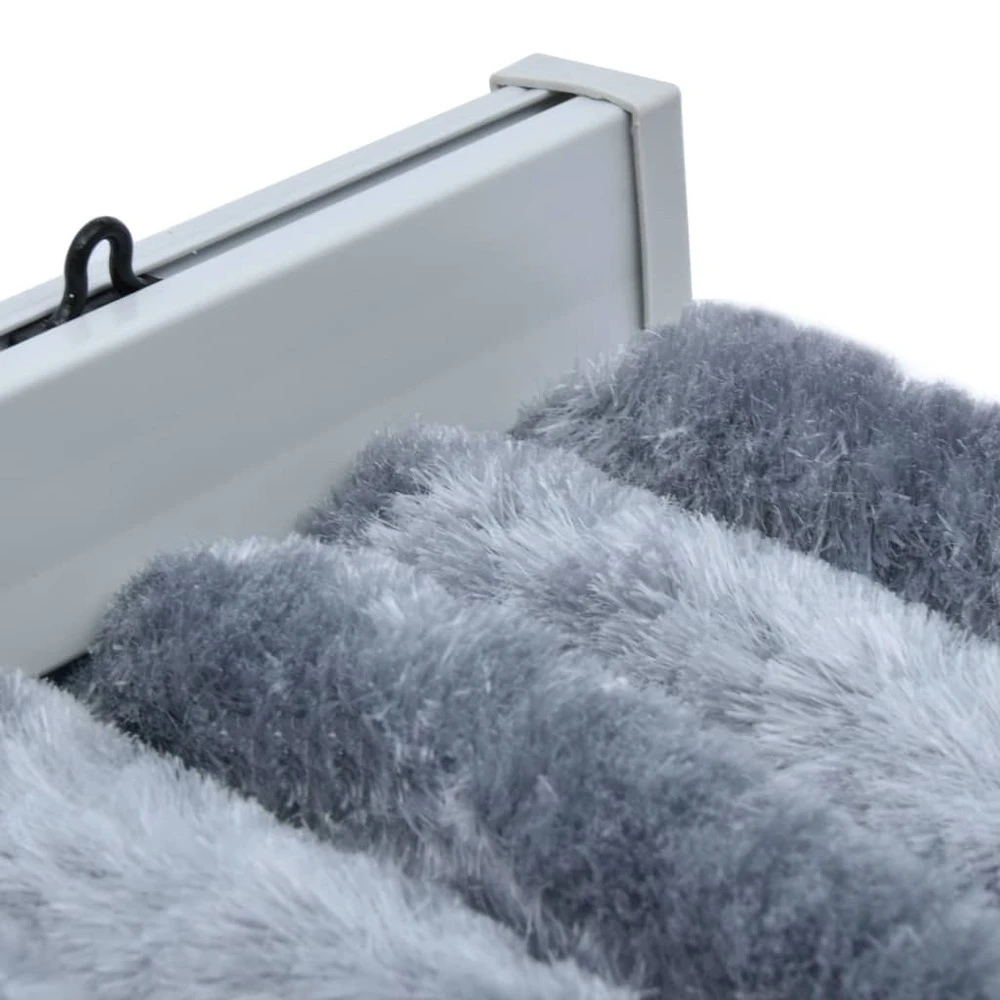 VIDAXL Moustiquaire Argenté 56x200 Cm Chenille 4 VIDAXL Moustiquaire Argenté 56x200 Cm Chenille – Image 4