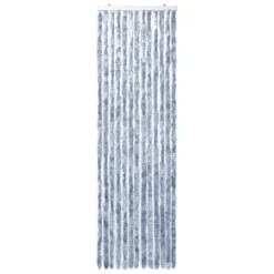 VIDAXL Moustiquaire Argenté 56x200 Cm Chenille
