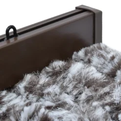 VIDAXL Moustiquaire Marron Et Beige 90x200 Cm Chenille -Promos Jardesia Magasin 645d5a85477172.25044209