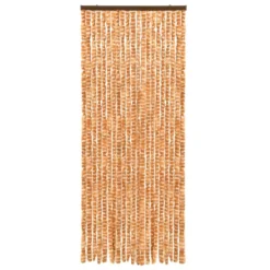 VIDAXL Moustiquaire Ocre Et Blanc 56x185 Cm Chenille