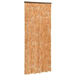 VIDAXL Moustiquaire Ocre Et Blanc 90x220 Cm Chenille -Promos Jardesia Magasin 645d5a8d431476.87150178