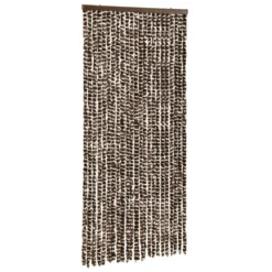 VIDAXL Moustiquaire Marron Et Blanc 100x220 Cm Chenille 8 VIDAXL Moustiquaire Marron Et Blanc 100x220 Cm Chenille -Promos Jardesia Magasin 645d5a930a5694.93136441