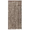 VIDAXL Moustiquaire Marron Et Blanc 100x220 Cm Chenille
