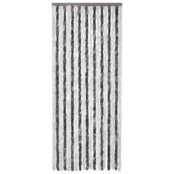 VIDAXL Moustiquaire Gris Et Blanc 56x200 Cm Chenille