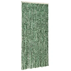 VIDAXL Moustiquaire Vert Et Blanc 100x220 Cm Chenille -Promos Jardesia Magasin 645d5a98a85eb6.80716790