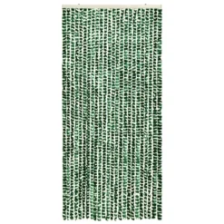 VIDAXL Moustiquaire Vert Et Blanc 100x220 Cm Chenille