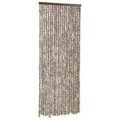VIDAXL Moustiquaire Taupe Et Blanc 56x185 Cm Chenille -Promos Jardesia Magasin 645d5a9a324363.08852269