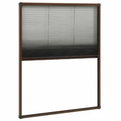 VIDAXL Moustiquaire Plissée Pour Fenêtre Aluminium Marron 60x80 Cm 10 VIDAXL Moustiquaire Plissée Pour Fenêtre Aluminium Marron 60x80 Cm -Promos Jardesia Magasin 645d5a9d68fea9.13658036