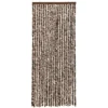 VIDAXL Moustiquaire Marron Et Blanc 56x185 Cm Chenille
