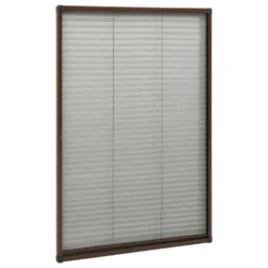 VIDAXL Moustiquaire Plissée Pour Fenêtre Aluminium Marron 60x160 Cm 9 VIDAXL Moustiquaire Plissée Pour Fenêtre Aluminium Marron 60x160 Cm -Promos Jardesia Magasin 645d5aa0a3f067.84880116