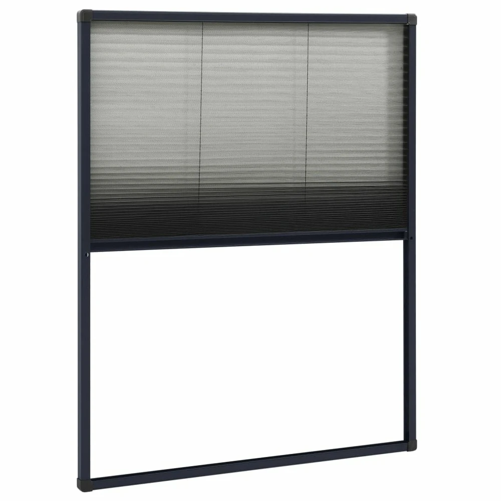 VIDAXL Moustiquaire Plissée Pour Fenêtre Aluminium Anthracite 60x80 Cm 1 VIDAXL Moustiquaire Plissée Pour Fenêtre Aluminium Anthracite 60x80 Cm