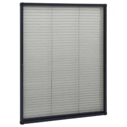 VIDAXL Moustiquaire Plissée Pour Fenêtre Aluminium Anthracite 60x80 Cm 9 VIDAXL Moustiquaire Plissée Pour Fenêtre Aluminium Anthracite 60x80 Cm -Promos Jardesia Magasin 645d5aa65877e2.59743409