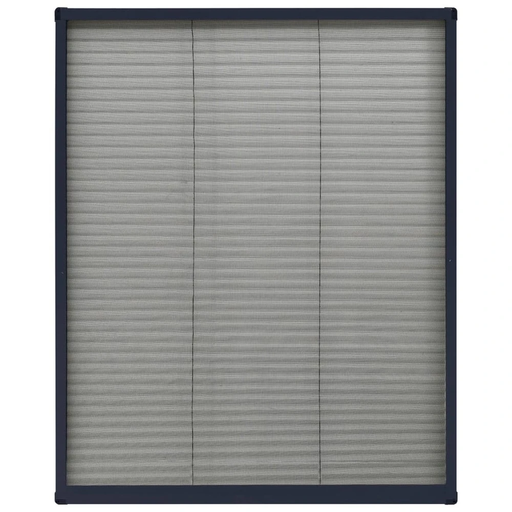 VIDAXL Moustiquaire Plissée Pour Fenêtre Aluminium Anthracite 60x80 Cm 5 VIDAXL Moustiquaire Plissée Pour Fenêtre Aluminium Anthracite 60x80 Cm – Image 5