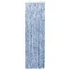 VIDAXL Moustiquaire Bleu Et Blanc 56x200 Cm Chenille