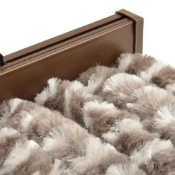 VIDAXL Moustiquaire Taupe Et Blanc 100x220 Cm Chenille -Promos Jardesia Magasin 645d5aaad02ec8.26577250