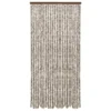 VIDAXL Moustiquaire Taupe Et Blanc 100x220 Cm Chenille