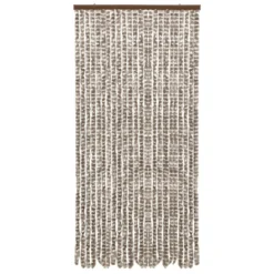VIDAXL Moustiquaire Taupe Et Blanc 100x220 Cm Chenille