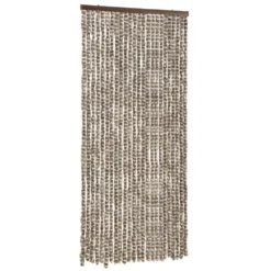 VIDAXL Moustiquaire Taupe Et Blanc 100x220 Cm Chenille -Promos Jardesia Magasin 645d5aaad78c46.95919435