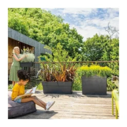 Muret Haut Like R - Hauteur 78 Cm - Anthracite - 9 Muret Haut Like R - Hauteur 78 Cm - Anthracite - -Promos Jardesia Magasin 64651e8c74a621.47435198