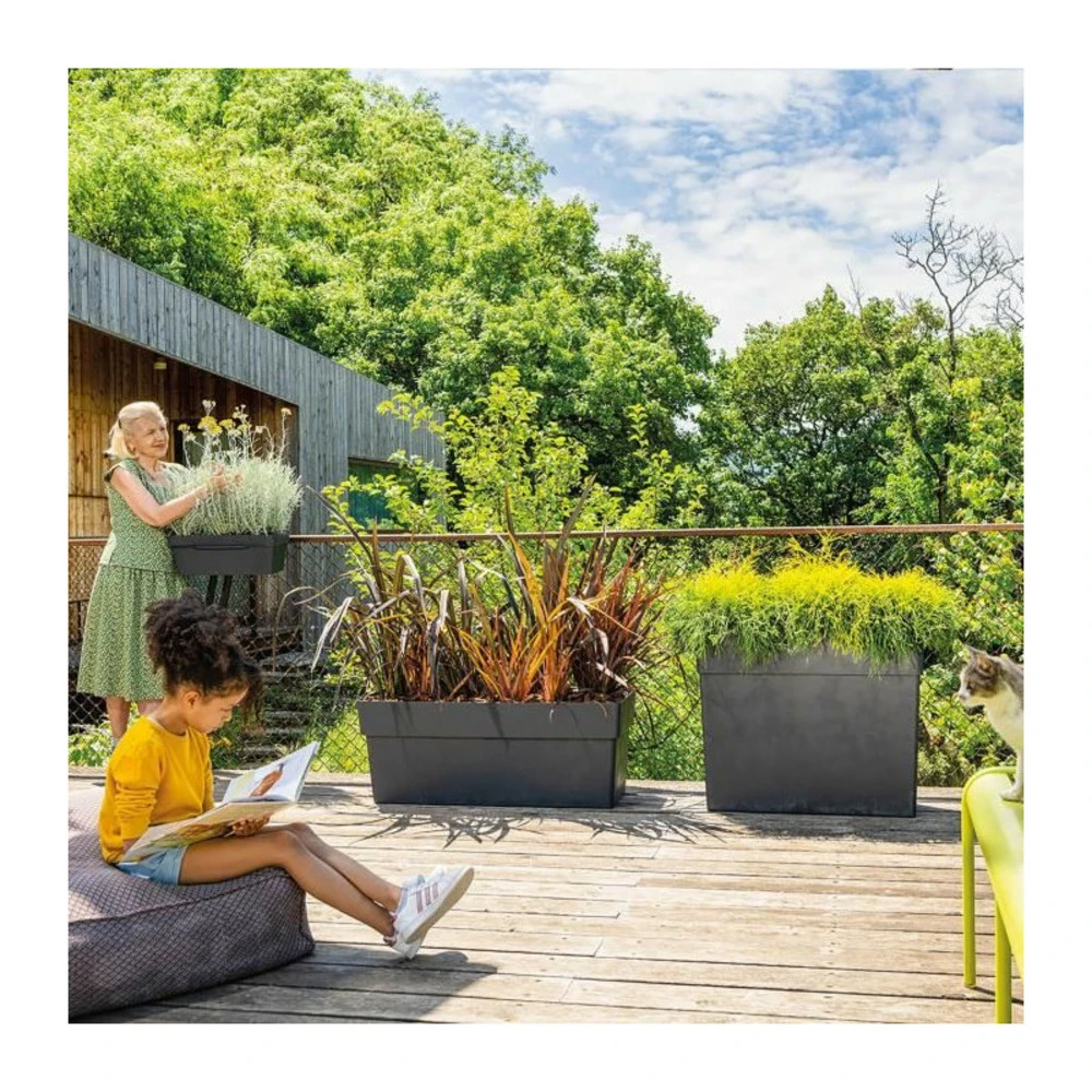 Muret Haut Like R - Hauteur 78 Cm - Anthracite - 5 Muret Haut Like R - Hauteur 78 Cm - Anthracite - – Image 5