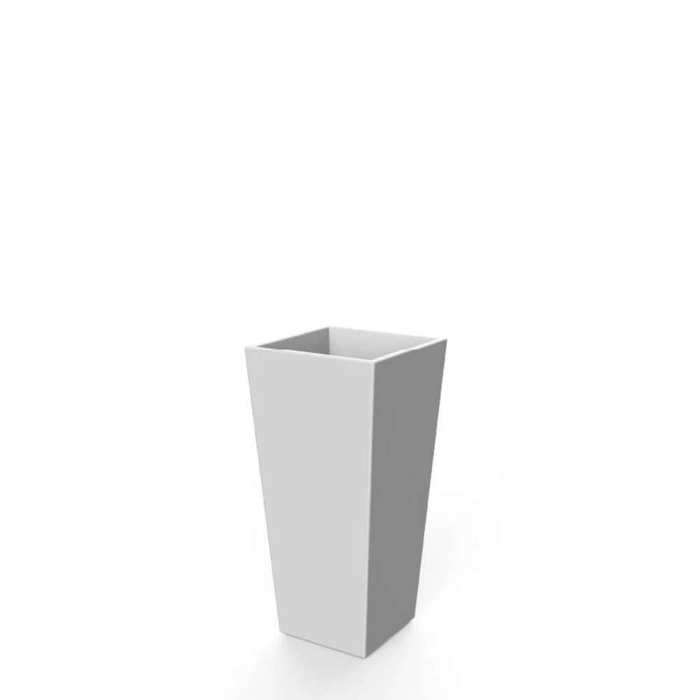 Pot De Fleurs Melisa 40 40x40x90cm - Blanc 1 Pot De Fleurs Melisa 40 40x40x90cm - Blanc