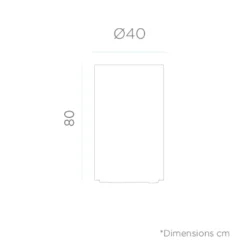 Pot De Fleurs Hortensia 40 High ø40x80cm - Taupe 5 Pot De Fleurs Hortensia 40 High ø40x80cm - Taupe -Promos Jardesia Magasin 6470a377744ec5.63905582