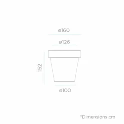 Pot De Fleurs Magnolia 160 ø160x152cm - Blanc 5 Pot De Fleurs Magnolia 160 ø160x152cm - Blanc -Promos Jardesia Magasin 6470a37f4049b0.96986956