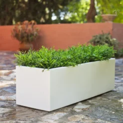 Jardinière Jara 100x40x36cm - Taupe -Promos Jardesia Magasin 6470a381d1beb4.71910648