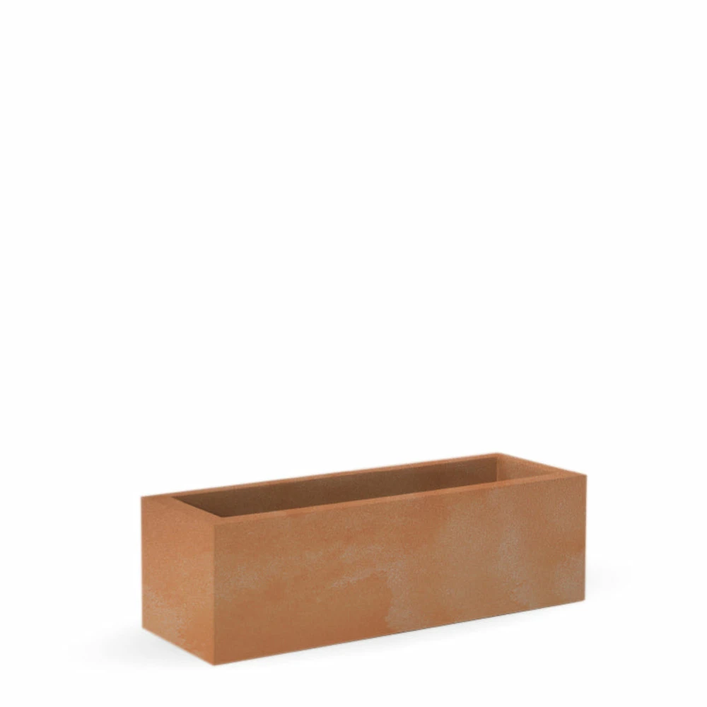 Jardinière Jara 100x35x32cm - Couleur Terracota 1 Jardinière Jara 100x35x32cm - Couleur Terracota