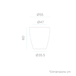 Pot De Fleurs Violeta 55 Blanc Opaque ø55x60cm 6 Pot De Fleurs Violeta 55 Blanc Opaque ø55x60cm -Promos Jardesia Magasin 6470a3878967d2.52789214