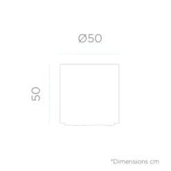 Pot De Fleurs Hortensia 50 ø50x50cm - Blanc -Promos Jardesia Magasin 6470a38a9a37e9.07522752