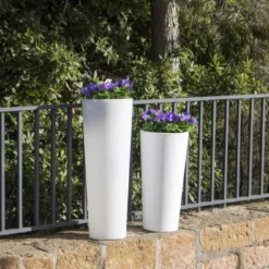 Pot De Fleurs Ficus 80 ø29x79cm - Blanc 7 Pot De Fleurs Ficus 80 ø29x79cm - Blanc -Promos Jardesia Magasin 6470a391b5d372.36133991