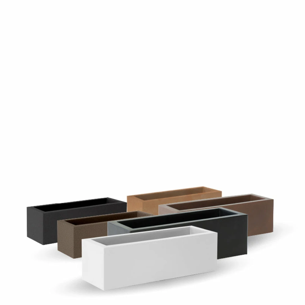 Jardinière Jara 100x40x36cm - Anthracite 3 Jardinière Jara 100x40x36cm - Anthracite – Image 3