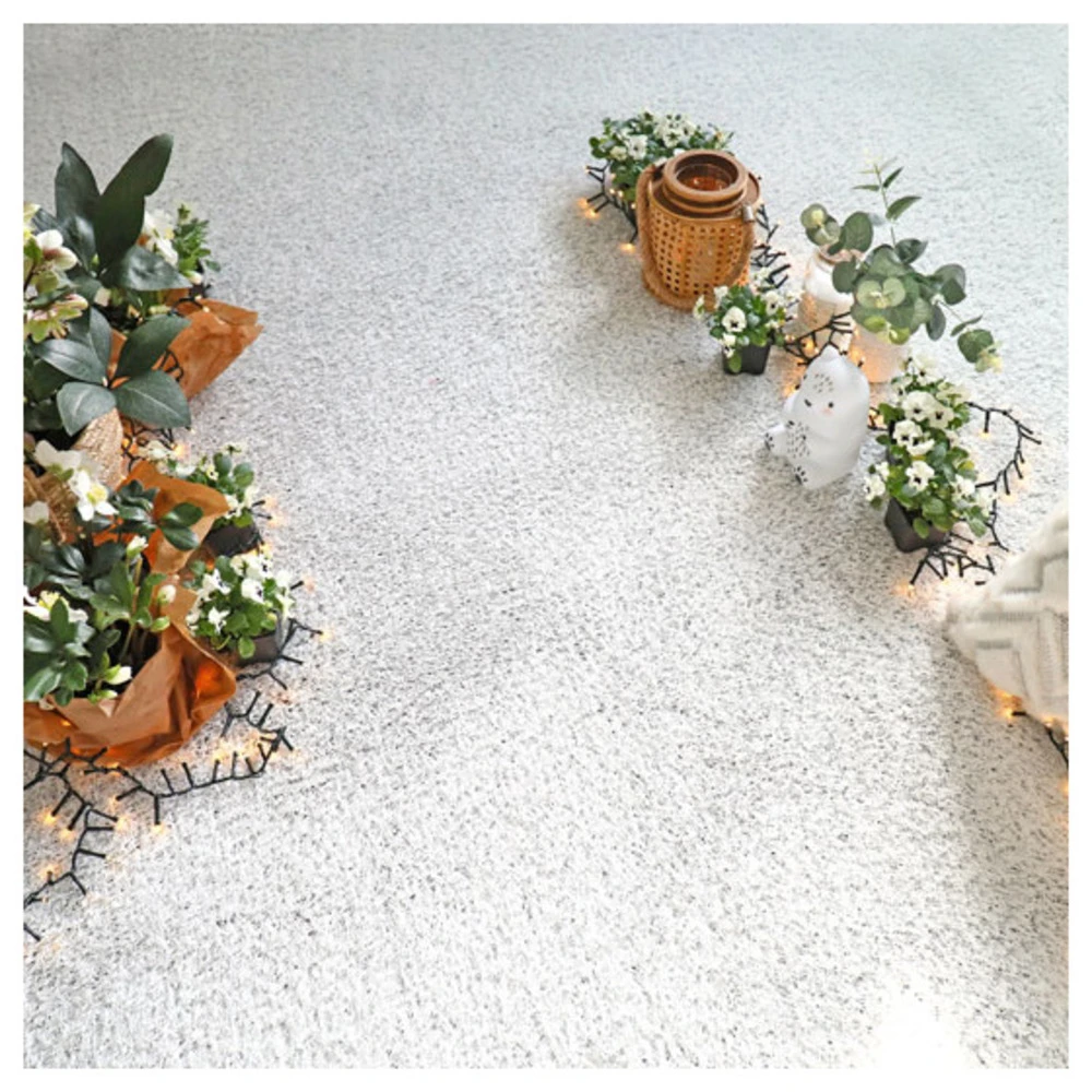 Gazon Synthétique Peps Rainuré - Couleur Blanc - 20mm - 2 X 3m 2 Gazon Synthétique Peps Rainuré - Couleur Blanc - 20mm - 2 X 3m – Image 2