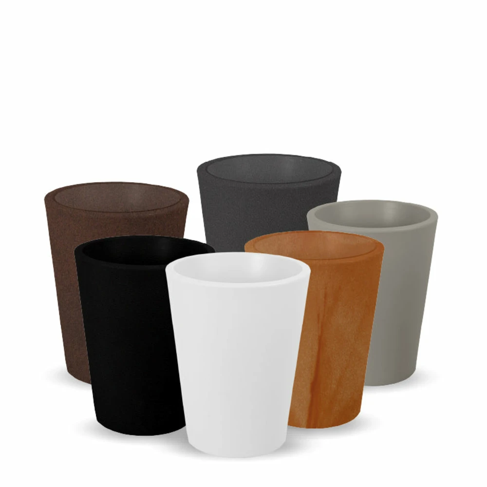 Pot De Fleurs Gerbera ø50x59,5cm - Noir 3 Pot De Fleurs Gerbera ø50x59,5cm - Noir – Image 3