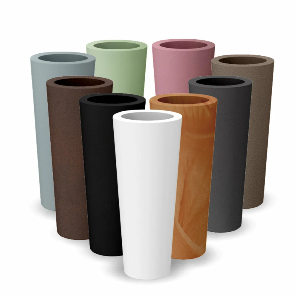 Pot De Fleurs Ficus 80 ø29x79cm - Anthracite 2 Pot De Fleurs Ficus 80 ø29x79cm - Anthracite – Image 2