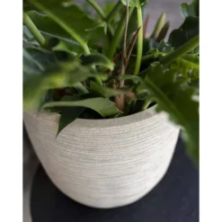 Pot à Fleurs Waste Rib 43x41 Cm Beige Terrazzo -Promos Jardesia Magasin 6479895e5d9788.64968332