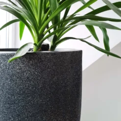 Pot à Fleurs Waste Smooth 43x41 Cm Gris -Promos Jardesia Magasin 64798961a64762.22578168