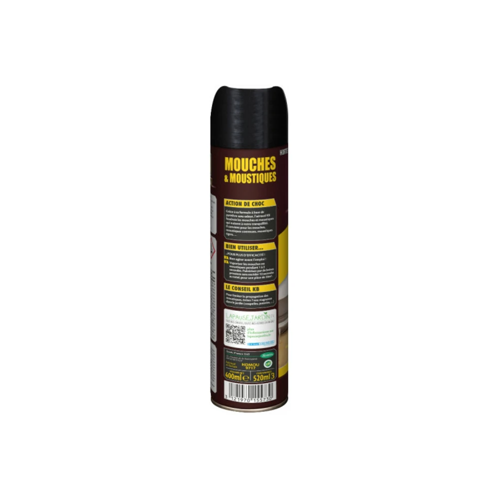 Insecticide Mouches Et Moustiques Kb Home Defense - Aérosol 400ml 2 Insecticide Mouches Et Moustiques Kb Home Defense - Aérosol 400ml – Image 2