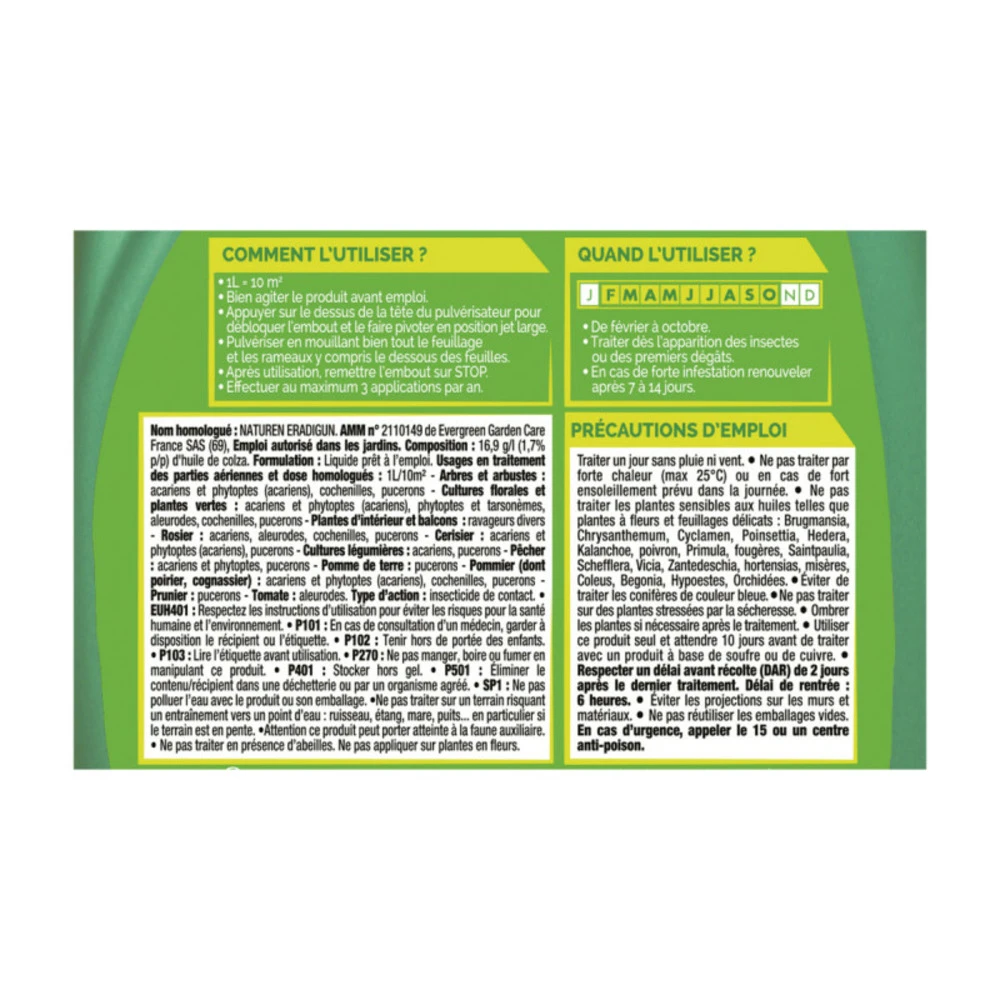 Insecticide Polyvalent Fertiligène - 800ml 2 Insecticide Polyvalent Fertiligène - 800ml – Image 2