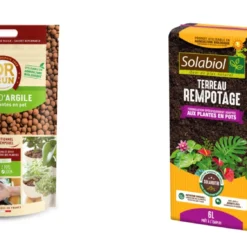 Solabiol Pack Terreau Rempotage 6l + Billes D'argile 4l | Pack Complet Terreau