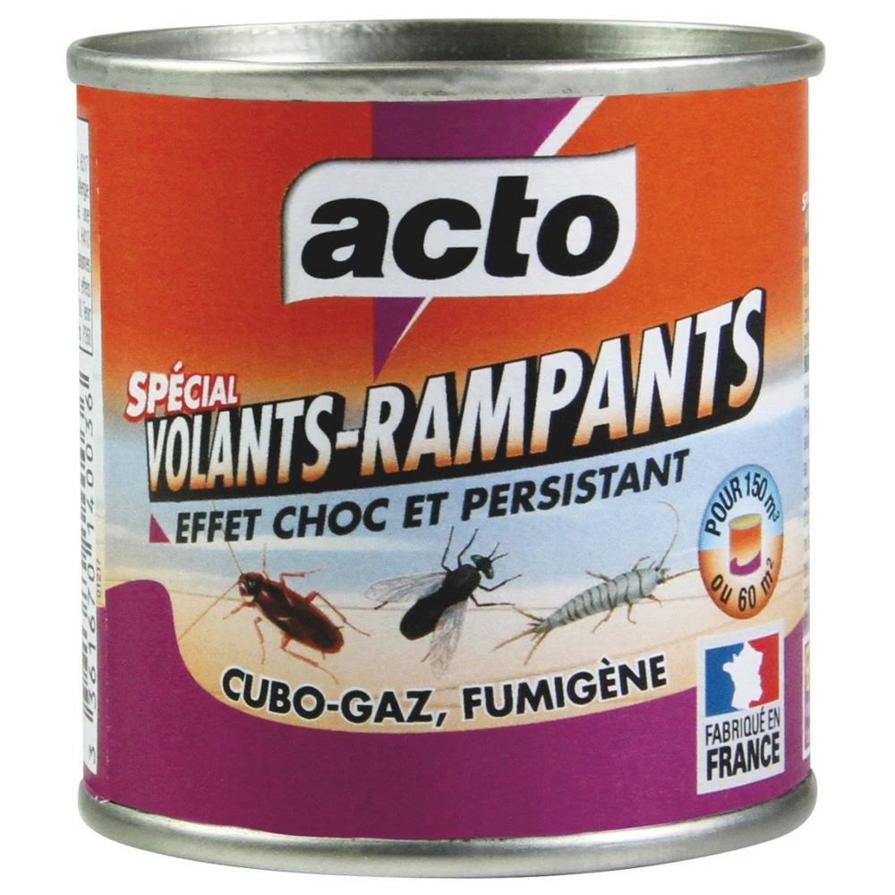 Acto Cubo Gaz - Fumigène Insecticide Polyvalent | Fabriqué En France 1 Acto Cubo Gaz - Fumigène Insecticide Polyvalent | Fabriqué En France