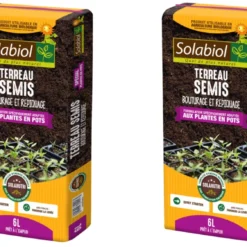 Solabiol Tersemi6x2 | 2 Terreaux Semis Ultra Fin | Tourbe Et Fibres De Coco | M